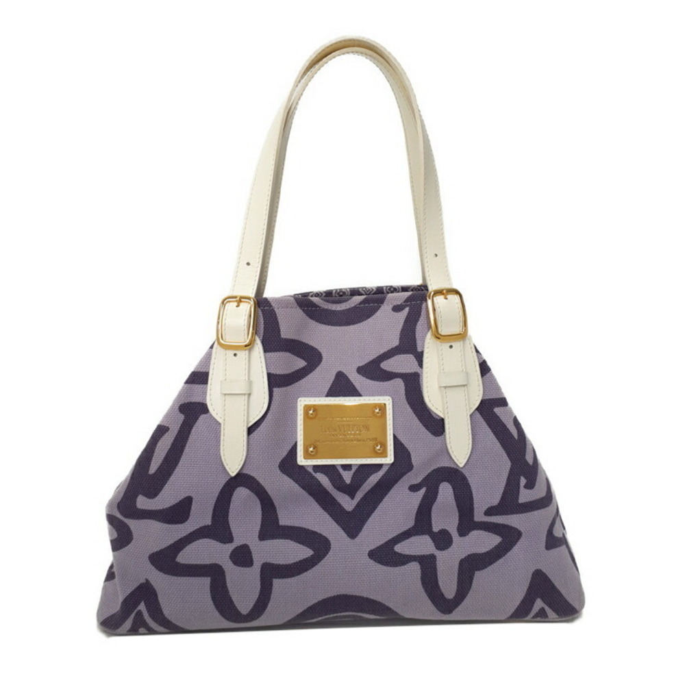 Louis Vuitton Taisienne Cabas Shoulder Tote Bag Purple